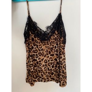 ZARA Trafaluc Leopard Top